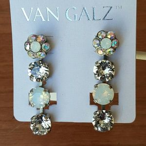 Dangle SWAROVSKI Crystal Earrings~Cool